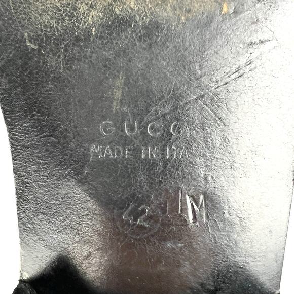 Gucci Vintage Men’s Leather Loafers